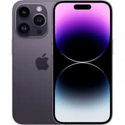 APPLE iPhone 14 Pro, Púrpura, 128 GB, 5G, 6.1", Pantalla Super Retina XDR, Chip A16 Bionic, iOS