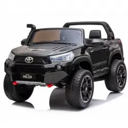 Ataa Cars Coche Eléctrico Infantil Toyota Hilux 850 Biplaza 24V Negro