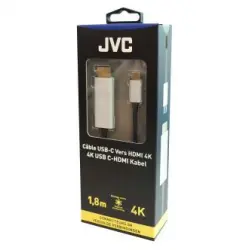 Cable JVC USB-C a HDMI 4K 1,8 m