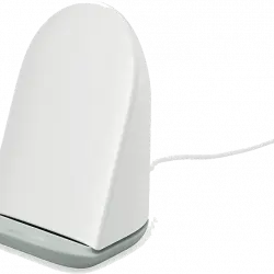 Cargador inalámbrico - Google Pixel Stand (2ª generación), Compatible con dispositivos carga Qi, Carga rápida 23 W, Clearly White