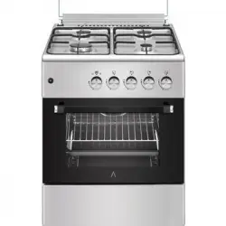 Cocina De Gas Alpha Vulcano Lux Eco-60 Inox, Encendido Automático Y Esmaltado Antiadherente. *alta Gama*