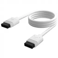 Corsair iCUE LINK Cable 1x 600mm con Conector Recto Blanco