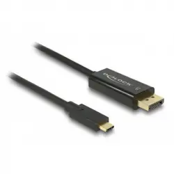 Delock Cable DisplayPort a USB-C Macho/Macho 1m Negro
