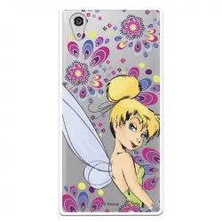 Funda Oficial Disney Campanilla Flores Transparente Para Sony Xperia Xa1 Plus - Peter Pan