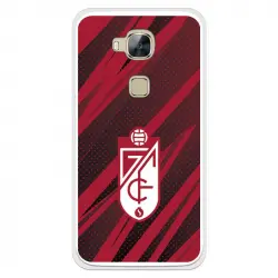 Funda Para Huawei G8 Del Granada Cf Escudo - Líneas Rojas Y Negras Escudo - Líneas Rojas Y Negras - Licencia Oficial Gra