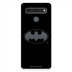 Funda Para Lg K61 Oficial De Dc Comics Batman Logo Transparente - Dc Comics