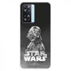 Funda Para Oppo A57s Oficial De Star Wars Darth Vader Fondo Negro - Star Wars