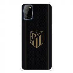 Funda Para Oppo A72 Del Atleti Escudo Dorado Fondo Negro Licencia Oficial Atlético De Madrid