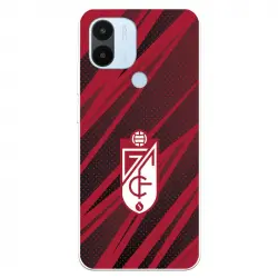 Funda Para Xiaomi Redmi A1 Del Granada Cf Escudo - Líneas Rojas Y Negras - Licencia Oficial Granada Cf