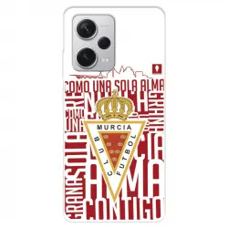 Funda Para Xiaomi Redmi Note 12 Pro Plus Del Real Murcia Escudo Fondo Blanco - Licencia Oficial Real Murcia