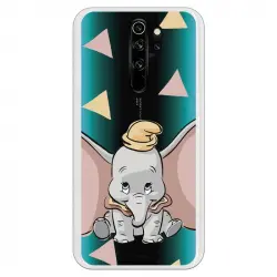 Funda Para Xiaomi Redmi Note 8 Pro Oficial De Disney Dumbo Silueta Transparente - Dumbo