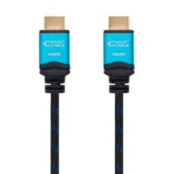 Nanocable Cable HDMI V2.0 4K@60Hz A/M-A/M 1m Negro