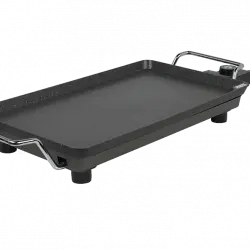 Plancha de asar - Princess 01.102233.01.750, 2000 W, Máxima temperatura 230 °C, Turn System, 6 Personas, Negro