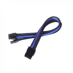 SilverStone PP07-PCIBA Cable Extensor de Alimentación 8 Pin a PCI-E 6+2 Pin 25cm Negro/Azul
