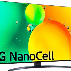 TV LED 43" - LG 43NANO766QA, UHD 4K, Procesador Inteligente α5 Gen5 AI Processor Smart TV, DVB-T2 (H.265), Azul Oscuro Ceniza