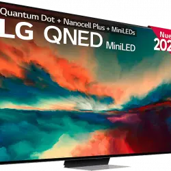 TV QNED Mini LED 65" - LG 65QNED866RE, UHD 4K, Procesador Inteligente α7 4K Gen6, Smart TV, DVB-T2 (H.265), Negro