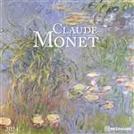 Calendario de pared 2024 mes visto 30x30 Claude Monet