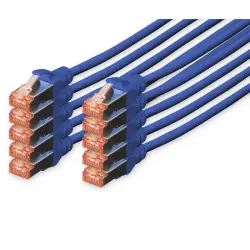 Digitus Cable de Red S-FTP Cat. 6 LSZH 3m Azul 10 Unidades