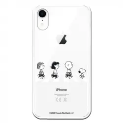 Funda Oficial de Peanuts Personajes Peatones para iPhone XR