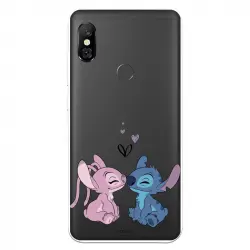 Funda Para Xiaomi Redmi Note 6 Oficial De Disney Angel & Stitch Beso - Lilo & Stitch