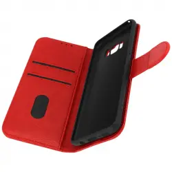 Funda Samsung Galaxy S8 Tarjetero Soporte Vídeo Rojo