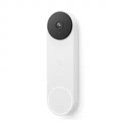 Google - Timbre inalámbrico con vídeo Wi-Fi de exterior Google Nest Doorbell (Reacondicionado grado A).