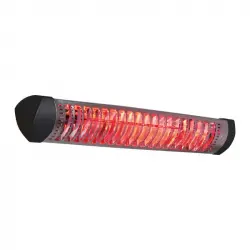 Mo-El Sharklite 712N Calefactor Halógeno por Infrarrojos IP65 1200W Negro