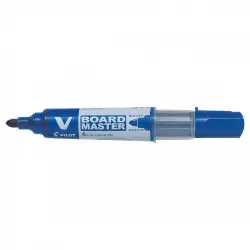 Pilot V Board Master Caja 10 Rotuladores Punta de Fibra 6mm para Pizarra Azul