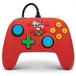 Power A Mario Medley Mando Nano con Cable Rojo para Nintendo Switch