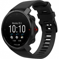 Reloj deportivo - Polar Grit X, Negro, Bluetooth, 1.2", GPS, Brújula, Altímetro, Smart Coaching