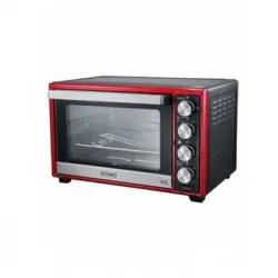 Romo. Horno Eléctrico Sobremesa Convención Y Rustidor 45l. 2000w. Temperatura Hasta 230oc, Temporizador Con Apagado 60min. Rojo