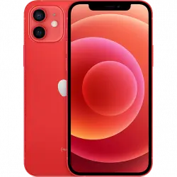 APPLE iPhone 12 (PRODUCT)RED, Rojo, 128 GB, 5G, 6.1" OLED Super Retina XDR, Chip A14 Bionic, iOS