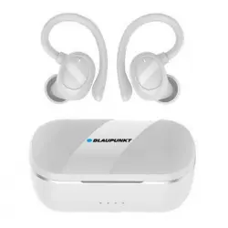 Auricular Tws Blaupunkt Blp4994n Color Blanco, Con Gancho Para Oreja.