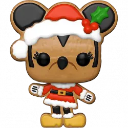 Figura - Funko Pop! Disney: Santa Minnie Mouse (Gingerbread), 9.5 cm, Multicolor