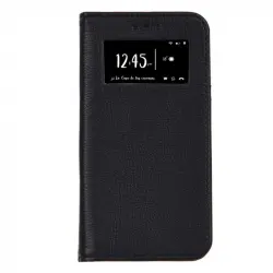 Funda Libro Multifuncional Negra Para Iphone 6