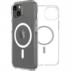 Funda - Muvit For Change MCBKC0284, Para IPhone 14 Max, Recycletek Magsafe, Transparente