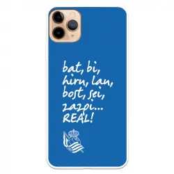 Funda para iPhone 12 Pro Max del Real Sociedad de Fútbol Real Grito Aficion - Licencia Oficial Real Sociedad de Fútbol