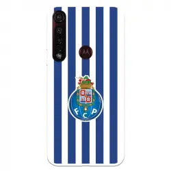 Funda Para Motorola Moto G8 Plus Del Fútbol Club Oporto Escudo Rayas - Licencia Oficial Fútbol Club Oporto
