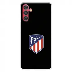 Funda Para Samsung Galaxy A13 5g Del Atleti Escudo Fondo Negro - Licencia Oficial Atlético De Madrid
