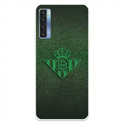 Funda Para Tcl 20l Del Real Betis Balompié Escudo Verde Fondo Trama - Licencia Oficial Real Betis Balompié