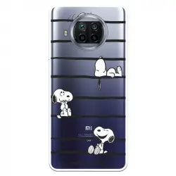 Funda Para Xiaomi Mi 10t Lite Oficial De Peanuts Snoopy Rayas - Snoopy