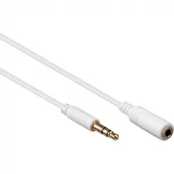 Goobay Cable Extensor Jack 3.5mm Macho/Hembra 2m Blanco