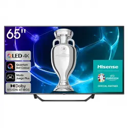 Hisense - TV QLED 165,1 cm (65') Hisense 65A7KQ UHD 4K, Smart TV, Inteligencia Artificial (Reacondicionado grado A).