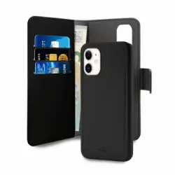 Puro Funda Wallet Apple Iphone 11 Carcasa Extraible Negra