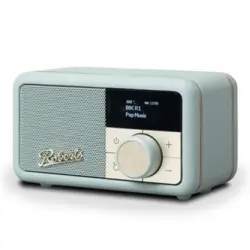 Roberts Radio - Radio Portátil Con Bluetooth Revival Petite Azul Pastel