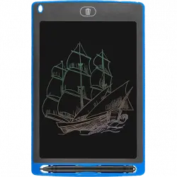 Tableta LCD portátil - Dam DMAB0025C30, 8.5", Cristal líquido, Pen, Fondo multicolor, Azul