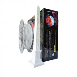3D World Bobina de Filamento PLA Premium 1.75mm 500gr Blanco Nieve