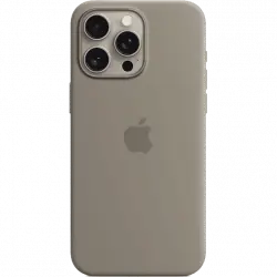 APPLE Funda de silicona con MagSafe para iPhone 15 Pro, Arcilla