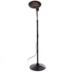 Calefactor De Pie Electra 2000 W Cuarzo Negro Smq2000a Sunred