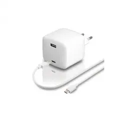 Cargador Temium USB-C Blanco 1 metro